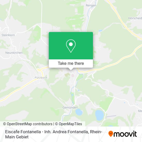Карта Eiscafe Fontanella - Inh. Andrea Fontanella