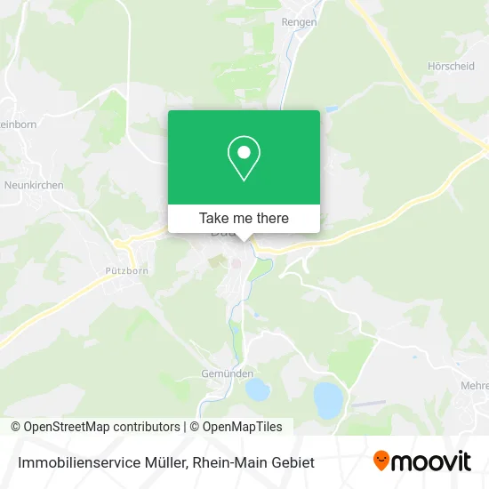 Карта Immobilienservice Müller
