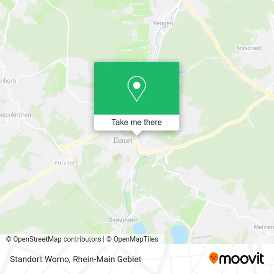 Карта Standort Womo
