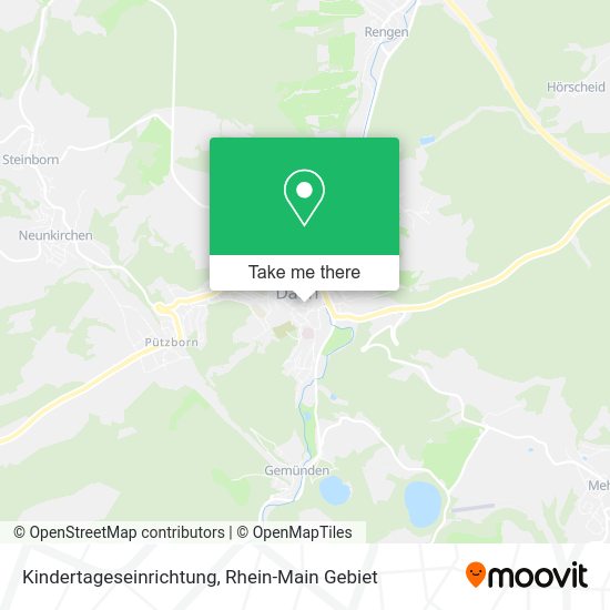 Карта Kindertageseinrichtung