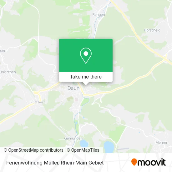 Карта Ferienwohnung Müller