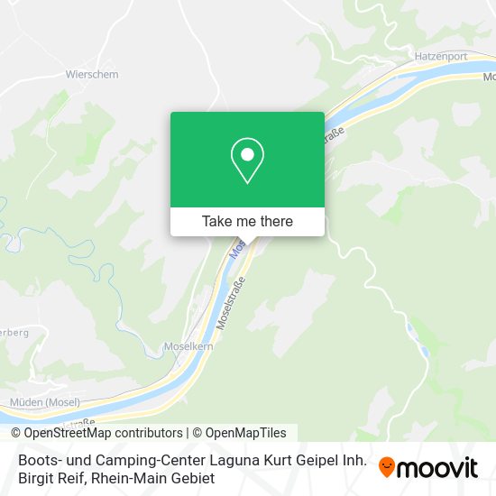 Карта Boots- und Camping-Center Laguna Kurt Geipel Inh. Birgit Reif