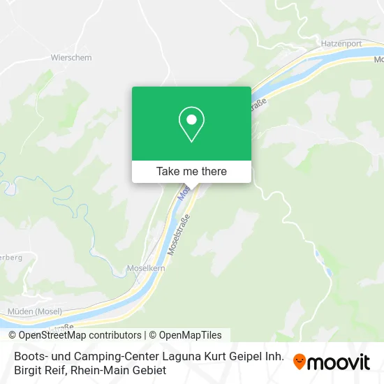 Карта Boots- und Camping-Center Laguna Kurt Geipel Inh. Birgit Reif