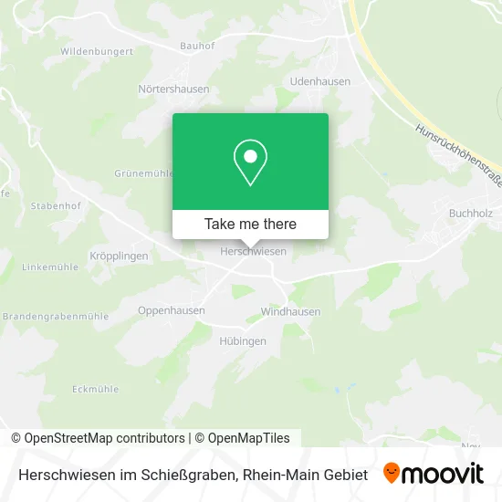 Карта Herschwiesen im Schießgraben