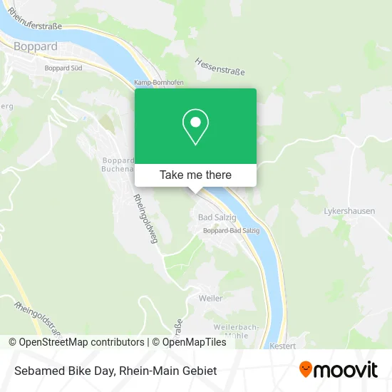 Sebamed Bike Day map