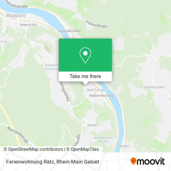 Карта Ferienwohnung Rätz