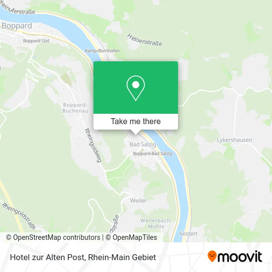 Карта Hotel zur Alten Post