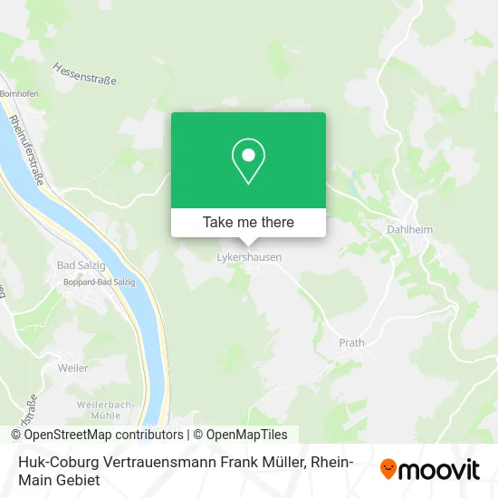 Карта Huk-Coburg Vertrauensmann Frank Müller