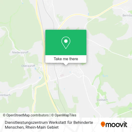 Карта Dienstleistungszentrum Werkstatt für Behinderte Menschen