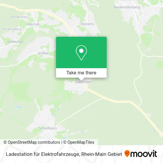 Карта Ladestation für Elektrofahrzeuge