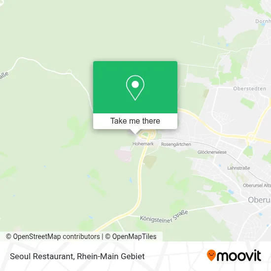 Restaurant Seoul map