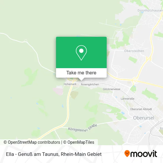 Карта Ella - Genuß am Taunus