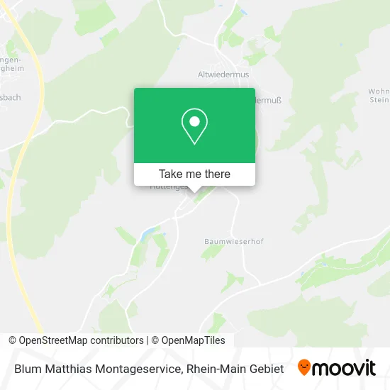 Карта Blum Matthias Montageservice