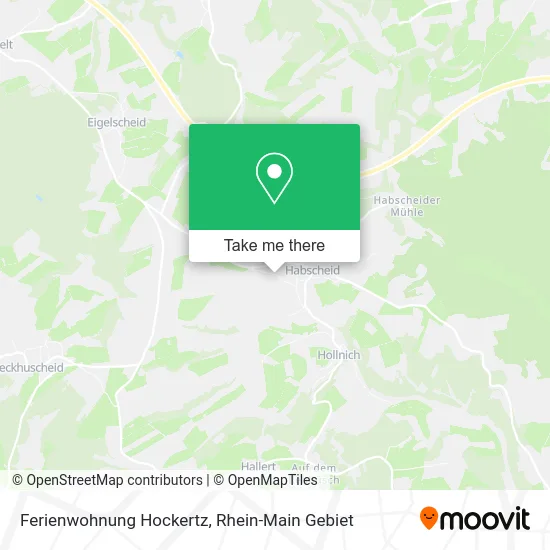Карта Ferienwohnung Hockertz