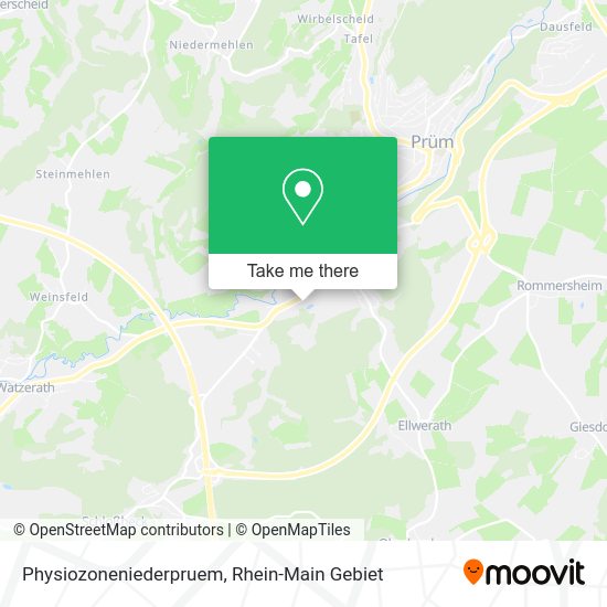 Карта Physiozoneniederpruem