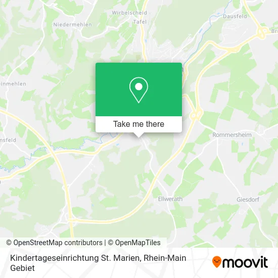 Карта Kindertageseinrichtung St. Marien