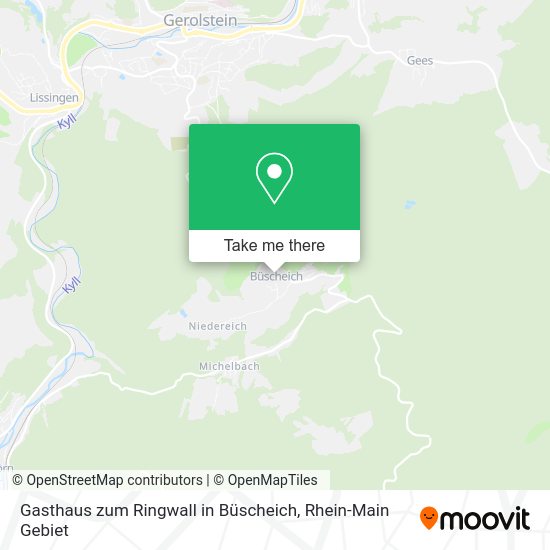 Карта Gasthaus zum Ringwall in Büscheich