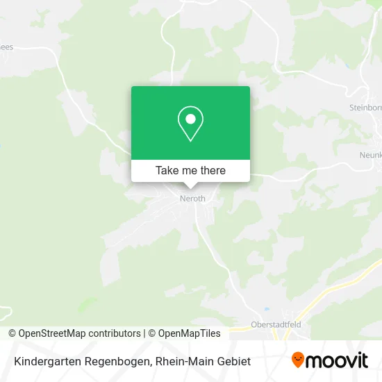 Карта Kindergarten Regenbogen