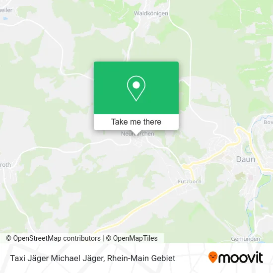 Карта Taxi Jäger Michael Jäger