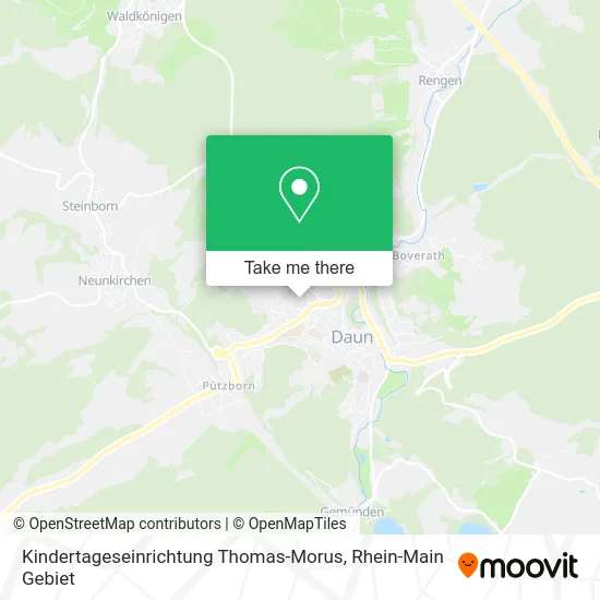 Карта Kindertageseinrichtung Thomas-Morus