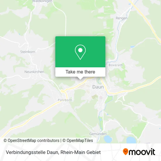 Карта Verbindungsstelle Daun