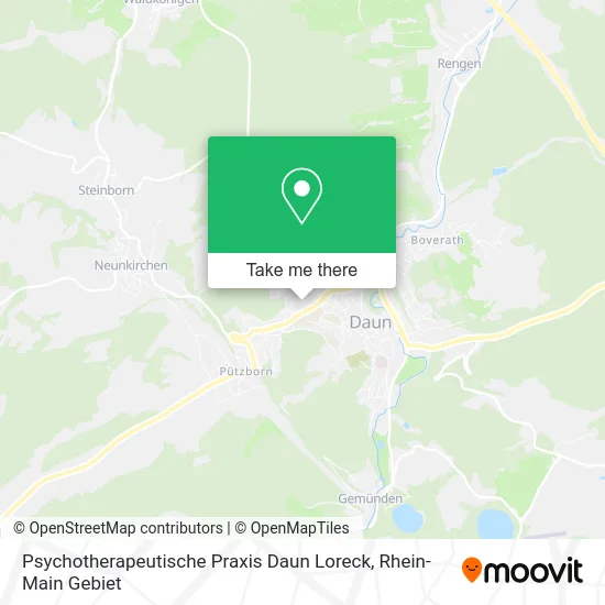 Карта Psychotherapeutische Praxis Daun Loreck