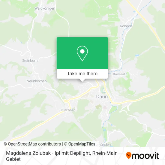 Карта Magdalena Zolubak - Ipl mit Depilight