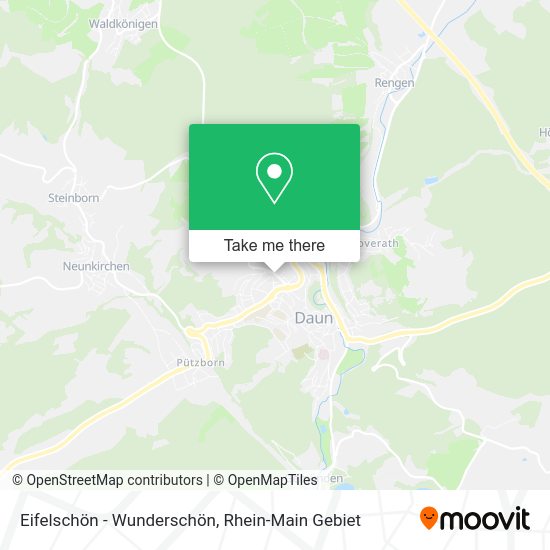 Карта Eifelschön - Wunderschön