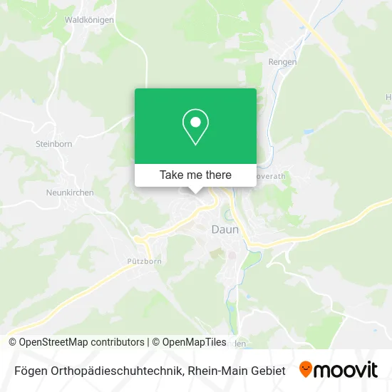 Карта Fögen Orthopädieschuhtechnik