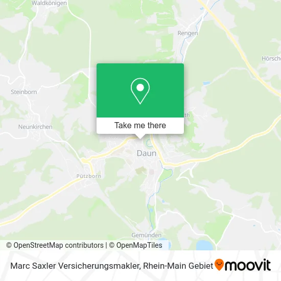 Карта Marc Saxler Versicherungsmakler
