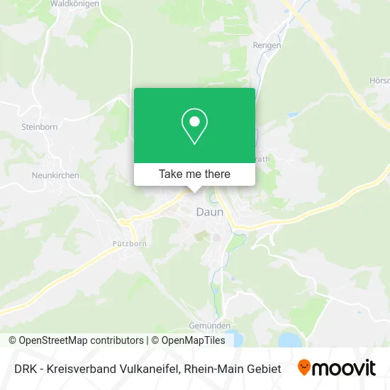 Карта DRK - Kreisverband Vulkaneifel