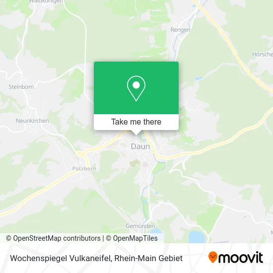 Карта Wochenspiegel Vulkaneifel