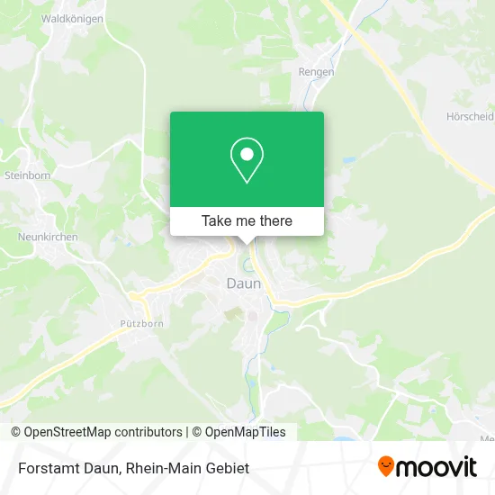 Forstamt Daun map