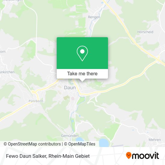 Карта Fewo Daun Salker