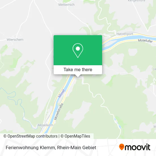 Карта Ferienwohnung Klemm