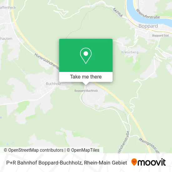 Карта P+R Bahnhof Boppard-Buchholz