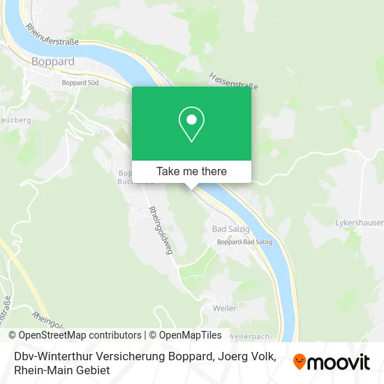 Карта Dbv-Winterthur Versicherung Boppard, Joerg Volk