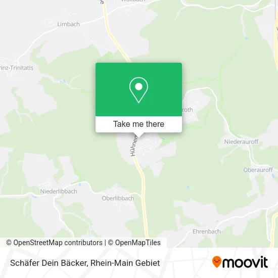 Карта Schäfer Dein Bäcker
