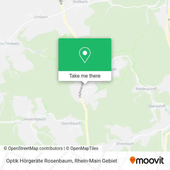 Карта Optik Hörgeräte Rosenbaum