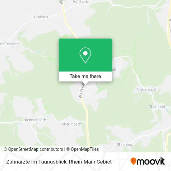 Карта Zahnärzte im Taunusblick
