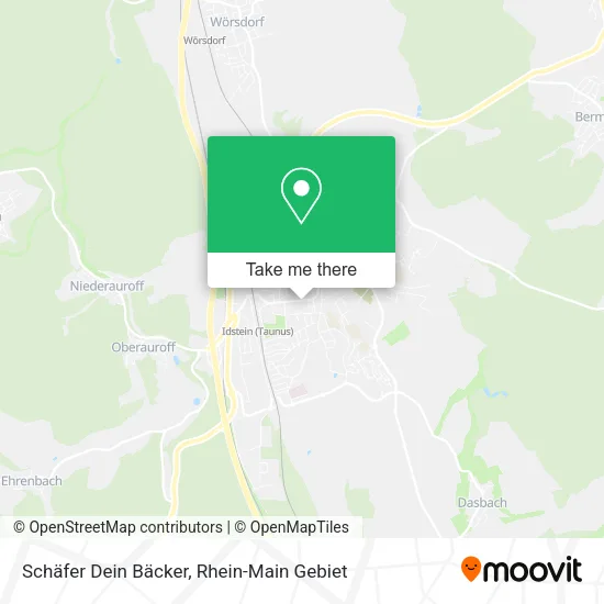 Карта Schäfer Dein Bäcker