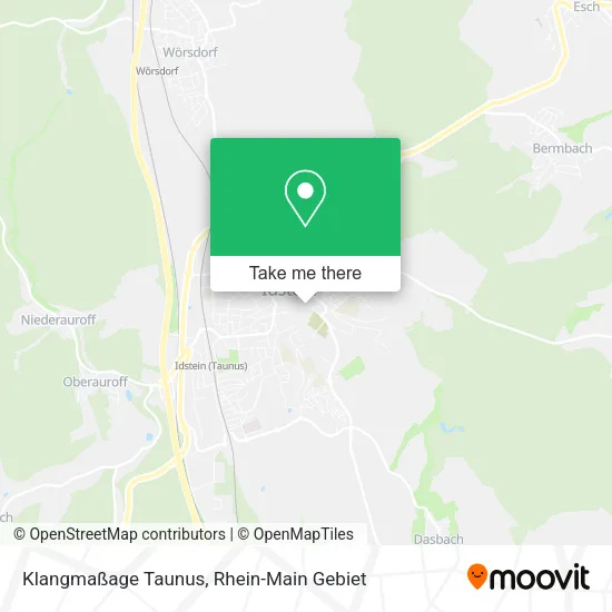 Карта Klangmaßage Taunus