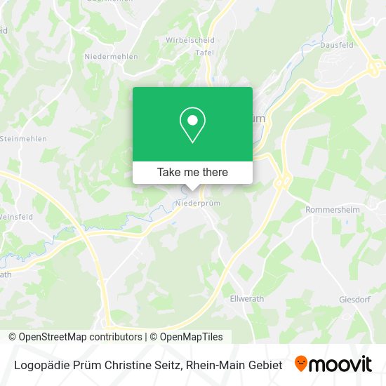 Карта Logopädie Prüm Christine Seitz