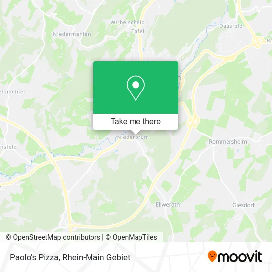 Карта Paolo's Pizza