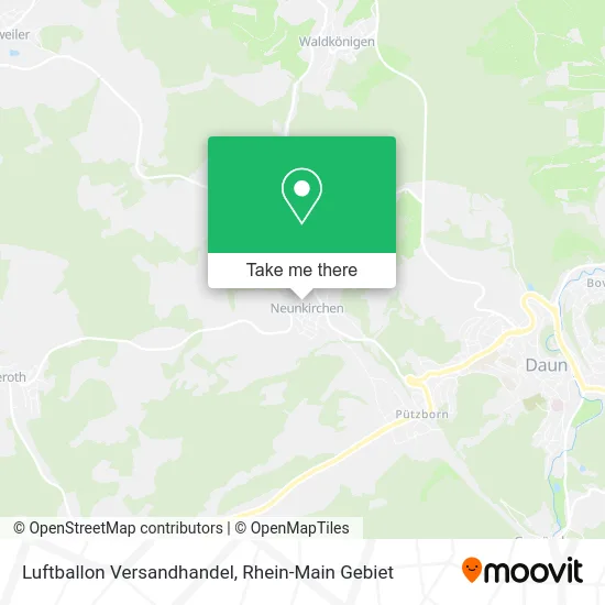 Карта Luftballon Versandhandel