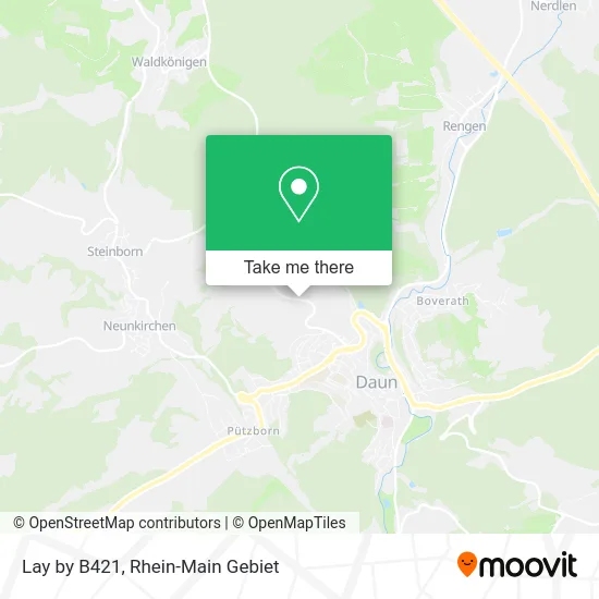 Карта Lay by B421