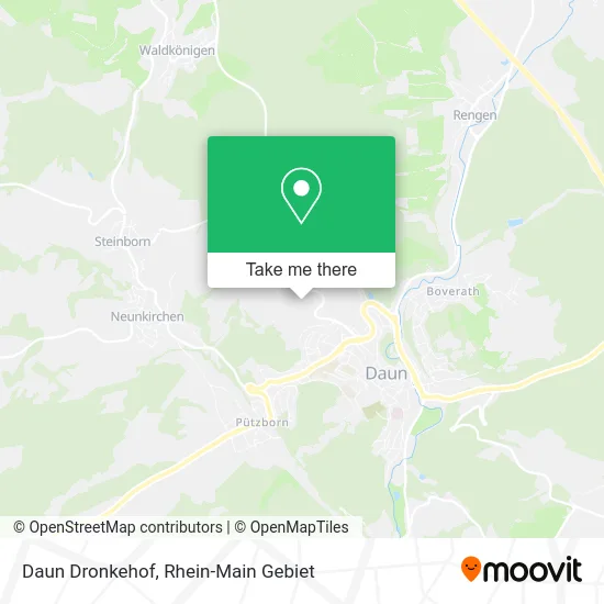 Карта Daun Dronkehof
