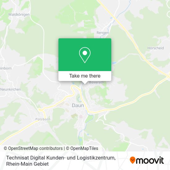 Карта Technisat Digital Kunden- und Logistikzentrum
