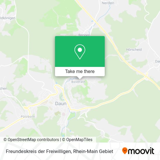 Карта Freundeskreis der Freiwilligen