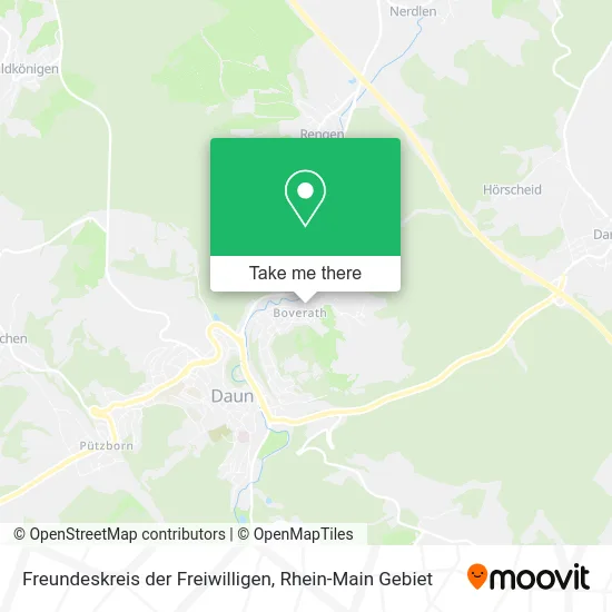 Карта Freundeskreis der Freiwilligen